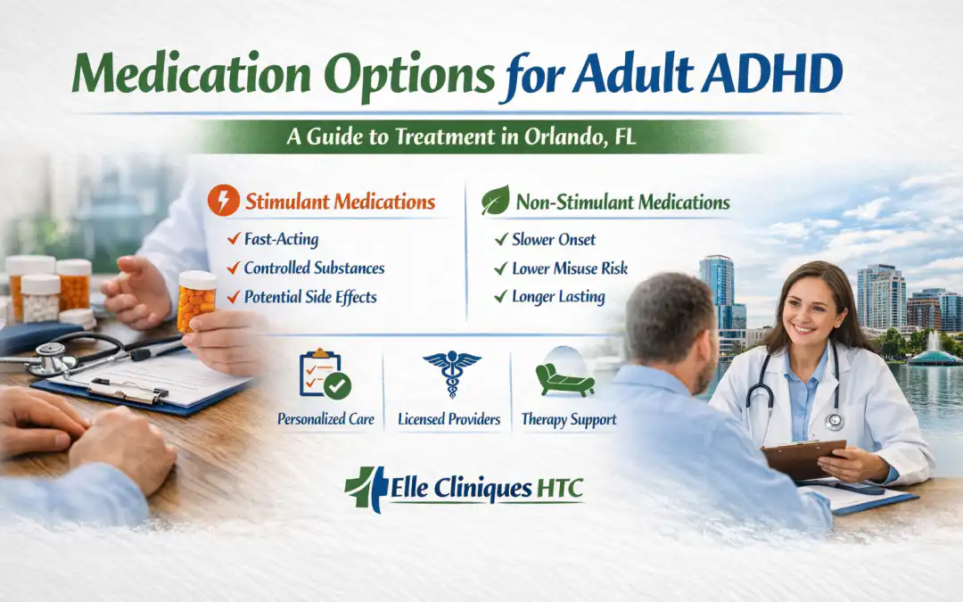 Medication options for adult ADHD